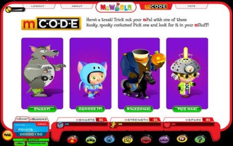 How do you get McWorld Happy Meal codes?
